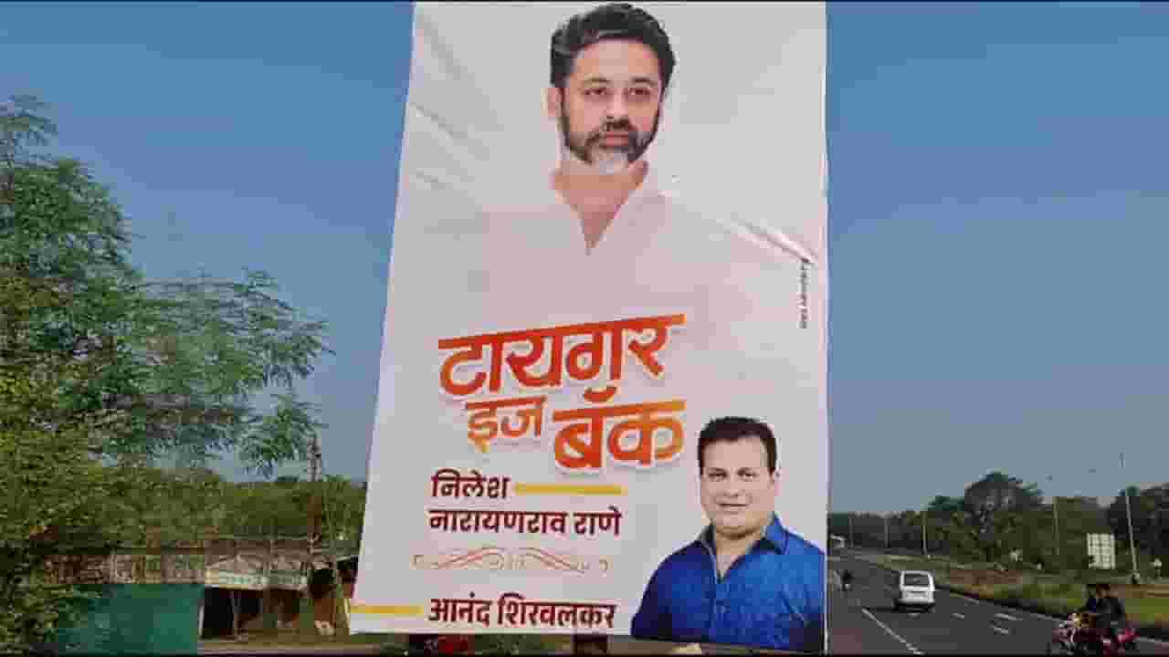 मुंबई-गोवा महामार्गावर 'टायगर इज बॅक'चे बॅनर, काय आहे प्रकारण?