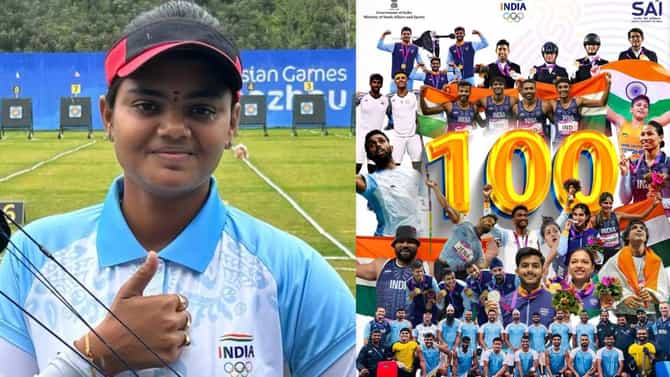 Asian Games : भारताने इतिहास घडवला ... आशियाई स्पर्धेत पदकांची शंभरी; किती सूवर्ण पदकं पटकावली?