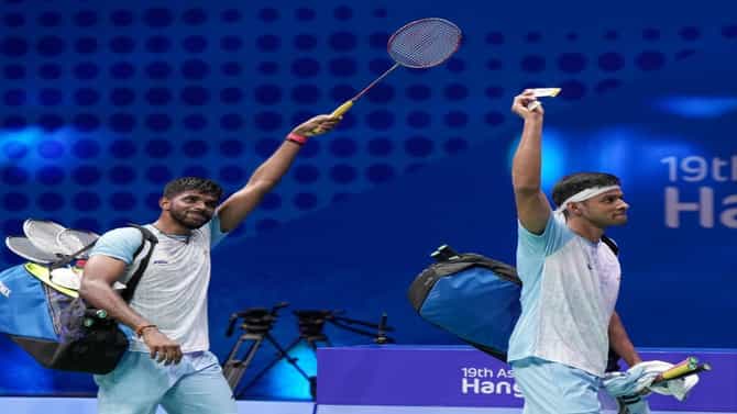 Asian Games 2023 | चिराग-सात्विक जोडीची ऐतिहासिक कामगिरी, बॅडमिंटनमध्ये भारताला पहिल्यांदाच सुवर्ण पदक