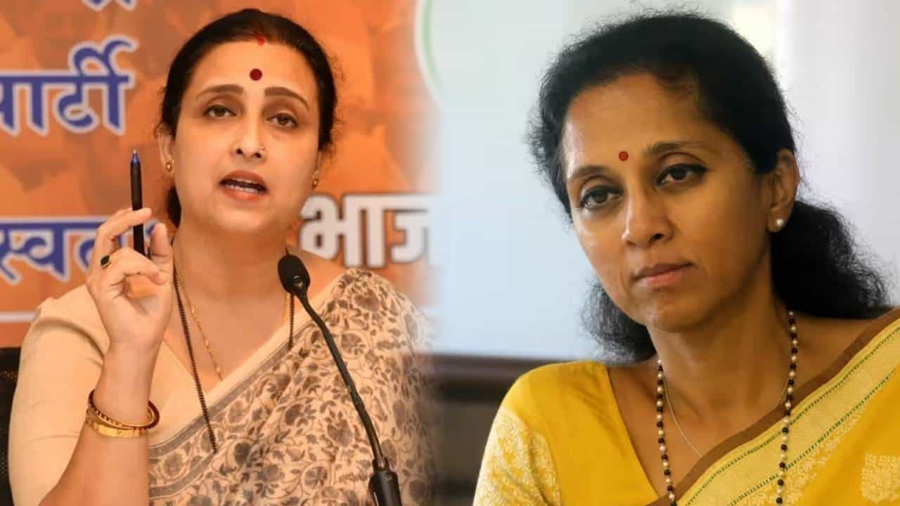Chitra wagh : मोठ्ठ्या ताई... महाराष्ट्राची माफी मागा अन्..., चित्रा वाघ यांचा सुप्रिया सुळे यांच्यावर निशाणा