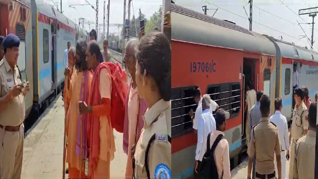 एक्सप्रेसमध्ये साधूच्या वेषात दहशतवादी, ट्विटने खळबळ; पालघर रेल्वेस्थानकावर पोलिसांचा प्रचंड बंदोबस्त