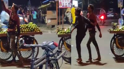 Mumbai Crime : विरारमध्ये नशेत फेरीवाल्यांचा भर रस्त्यावर राडा, गिऱ्हाइकांसोबत घातली हुज्जत