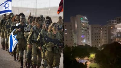 बाल्कनीत उभे राहून राष्ट्रगीत गात आपल्या सैनिकांचे मनोबल वाढवत आहेत इस्रायली लोकं