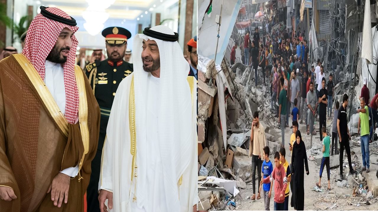 इस्रायल-हमास युद्धावरुन सऊदी अरबमध्ये खळबळ, यूएईने ही केली मोठी घोषणा