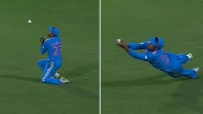 IND vs AFG, Video : शार्दुल ठाकुर याच्यानंतर कुलदीप यादव याचा भन्नाट झेल, कॅच सुटलाच होता पण...