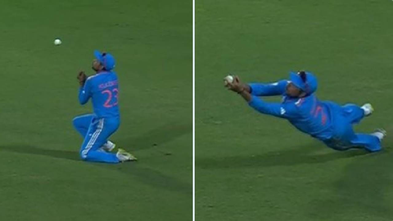 IND vs AFG, Video : शार्दुल ठाकुर याच्यानंतर कुलदीप यादव याचा भन्नाट झेल, कॅच सुटलाच होता पण...