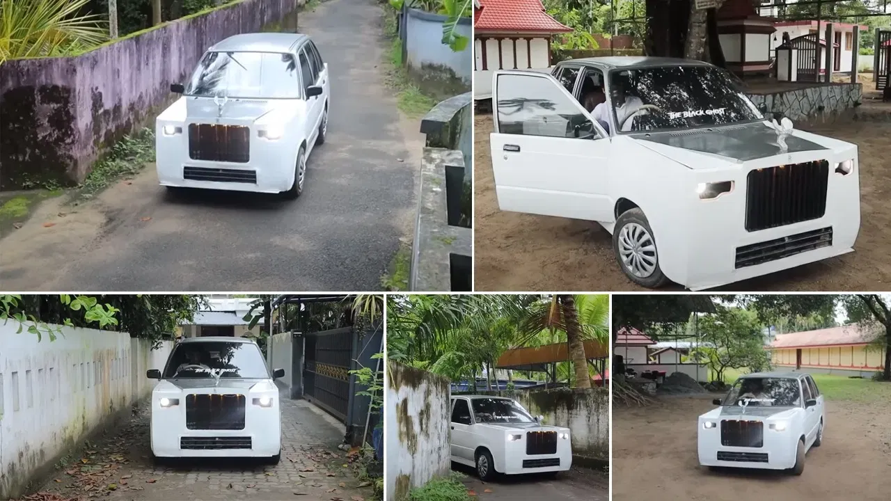 Maruti 800 ला बनवलं Rolls Royce, तेही फक्त 45 हजारात! चाचा चौधरी से तेज दिमाग, VIDEO Maruti 800 ला बनवलं Rolls Royce, तेही फक्त 45 हजारात! चाचा चौधरी से तेज दिमाग, VIDEO