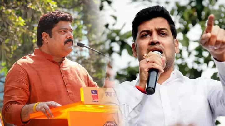 Kalyan Politics | कल्याण-डोंबिवली लोकसभा मतदारसंघावरुन मनसे-शिवसेनेत कलगीतुरा, मुख्यमंत्र्यांच्या पुत्राला मनसेच्या एकमेव आमदाराचं आव्हान Kalyan Politics | कल्याण-डोंबिवली लोकसभा मतदारसंघावरुन मनसे-शिवसेनेत कलगीतुरा, मुख्यमंत्र्यांच्या पुत्राला मनसेच्या एकमेव आमदाराचं आव्हान