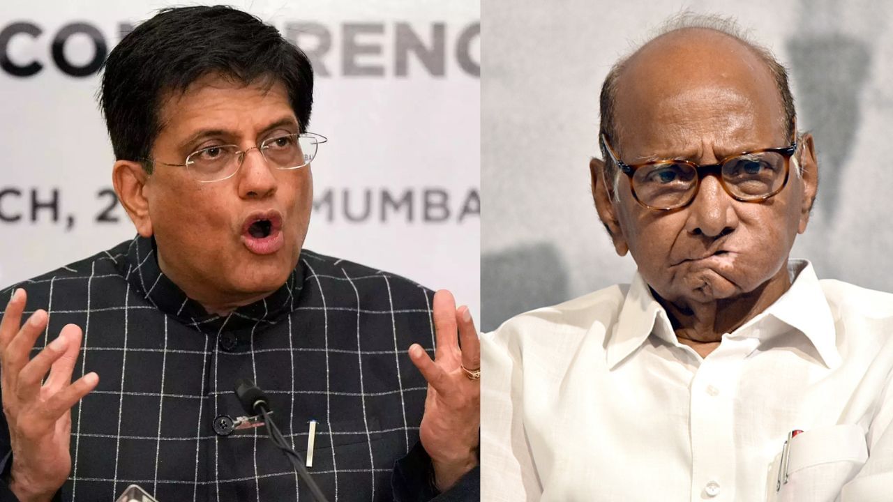 Piyush Goyal | 'अशा प्रकारच्या मानसिकतेवर...', पॅलेस्टाईनच्या समर्थनावरुन पीयूष गोयल यांचा शरद पवार यांच्यावर निशाणा