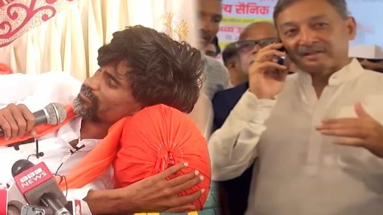 Sambhaji Raje : जरांगे पाटील यांना संभाजीराजे यांचा फोन अन् केली विनंती, म्हणाले... Sambhaji Raje : जरांगे पाटील यांना संभाजीराजे यांचा फोन अन् केली विनंती, म्हणाले...