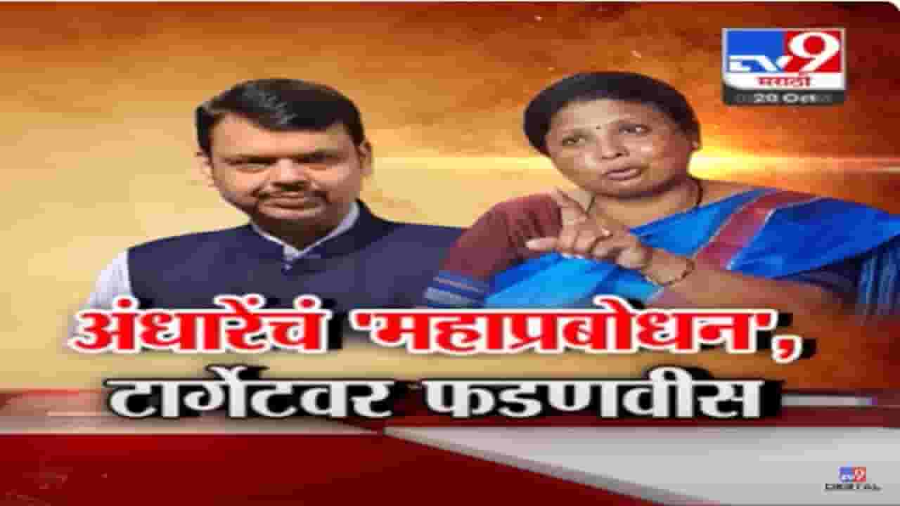 सुषमा अंधारे यांची जीभ घसरली; राणे, सदावर्ते, कंबोज अन् राणा हे नेते नाहीत, तर...., फडणवीस यांनाही कलं टार्गेट