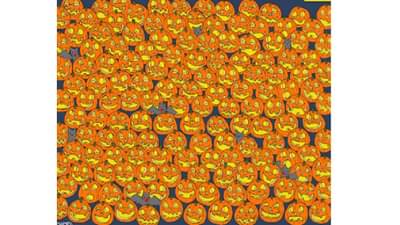 Optical Illusion | कोडे! या चित्रात नाक नसलेला भोपळा शोधा