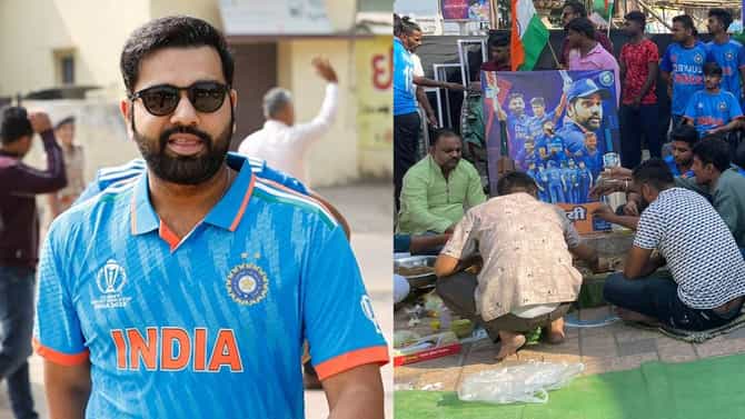 कुठे बॅटची पूजा, कुठे दुग्धाभिषेक तर कुठे विठ्ठलाला साकडे, संपूर्ण महाराष्ट्रात वर्ल्डकपचा फिवर; तुमच्या शहरात काय?