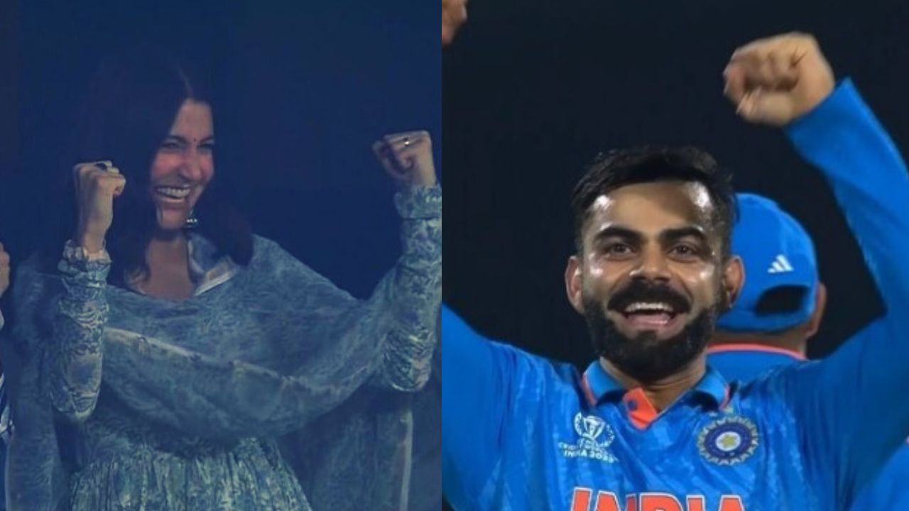 Virat Kohli Wicket | विराटला विकेट, कॅप्टन स्कॉट एडवर्ड्स जाळ्यात, अनुष्काचा जल्लोष