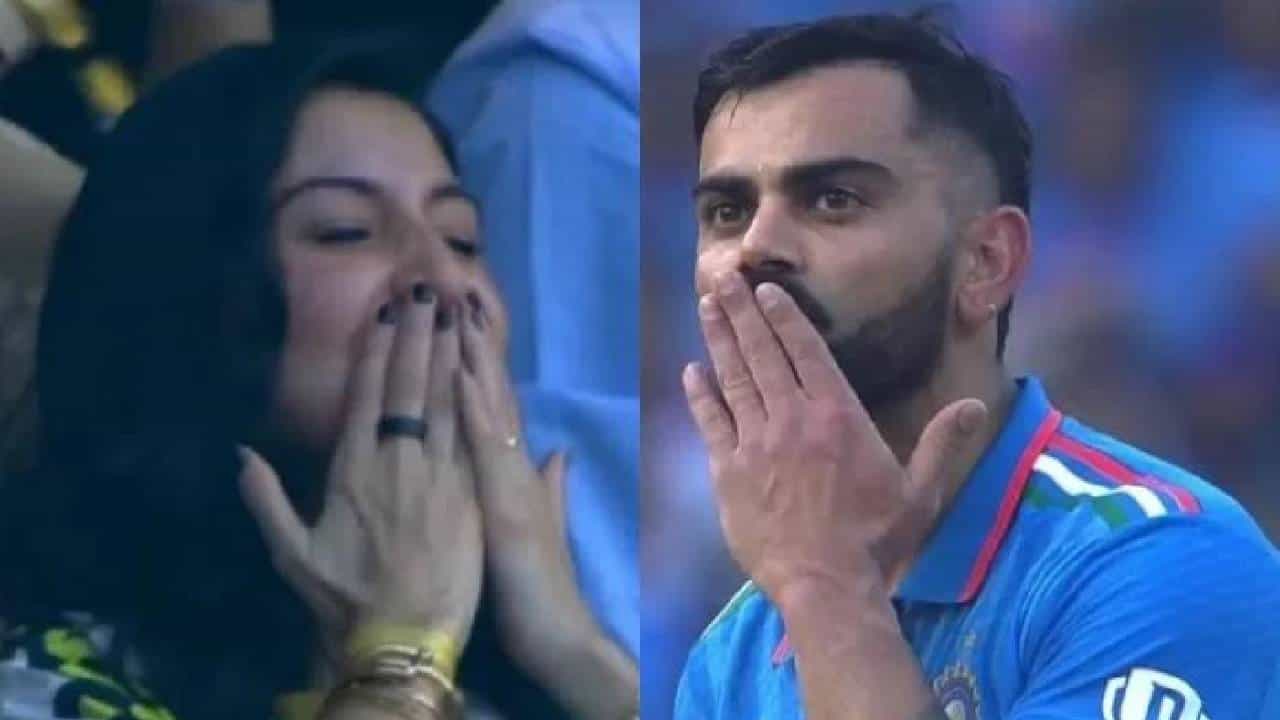 Video : वनडे क्रिकेटमध्ये शतकांचं अर्धशतक ठोकल्यानंतर विराट-अनुष्काने केलं असं काही
