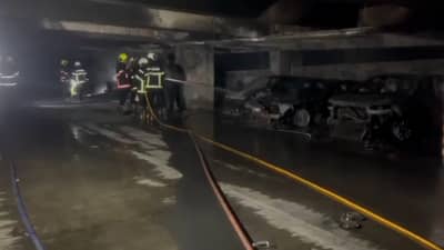 दादरमधील कोहिनूर पार्किंग परिसरात आग, 16 - 17 गाड्या जळून खाक