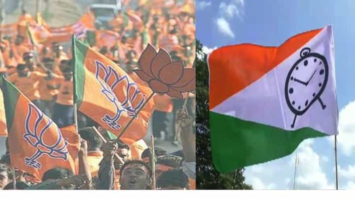 निकाल लागला आणि भाजप, राष्ट्रवादीच्या कार्यकर्त्यांमध्ये जोरदार राडा निकाल लागला आणि भाजप, राष्ट्रवादीच्या कार्यकर्त्यांमध्ये जोरदार राडा