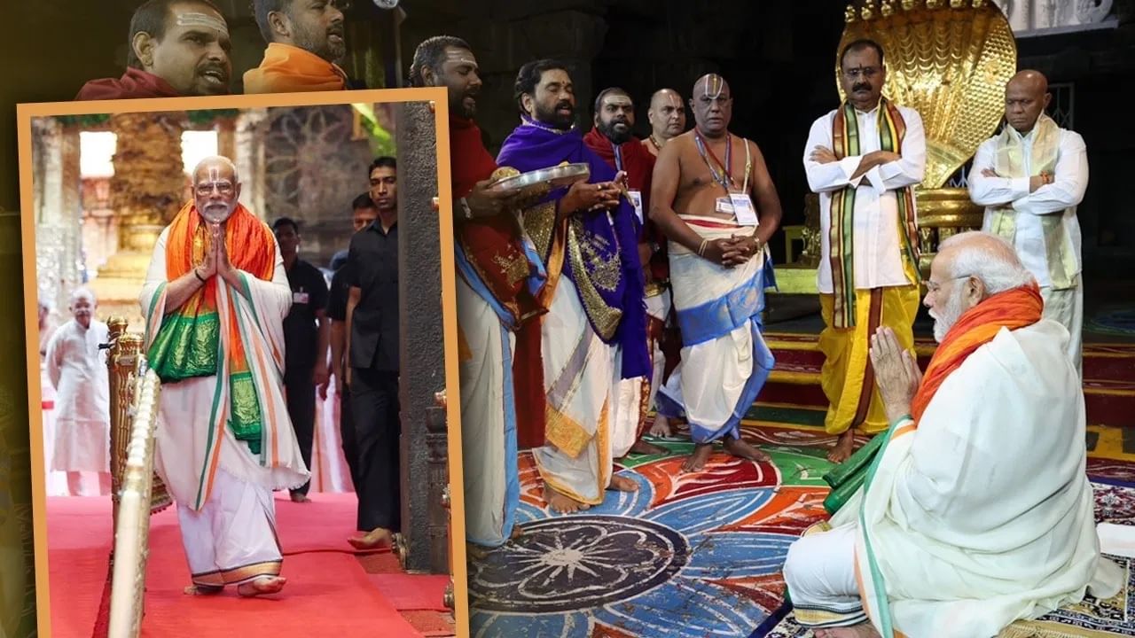 दक्षिणेतही भाजपाचा हिंदूत्वाचा नारा, तिरुपतीचं दर्शन घेऊन पंतप्रधानांची तेलंगणाच्या मतदारांना साद
