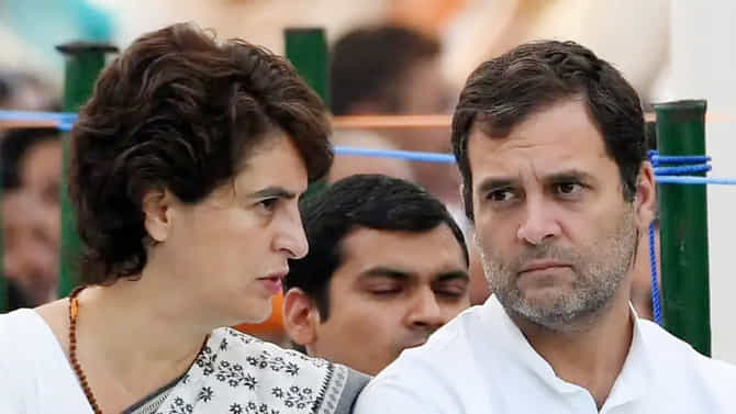 राहुल आणि प्रियंका गांधी यांच्यावर कारवाई होणार? भाजपची निवडणूक आयोगाकडे तक्रार
