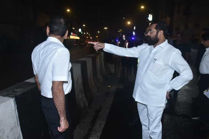 मुख्यमंत्री एकनाथ शिंदे भल्या पहाटेच मुंबईच्या पाहणी दौऱ्यावर, नागरिकांशी साधला संवाद