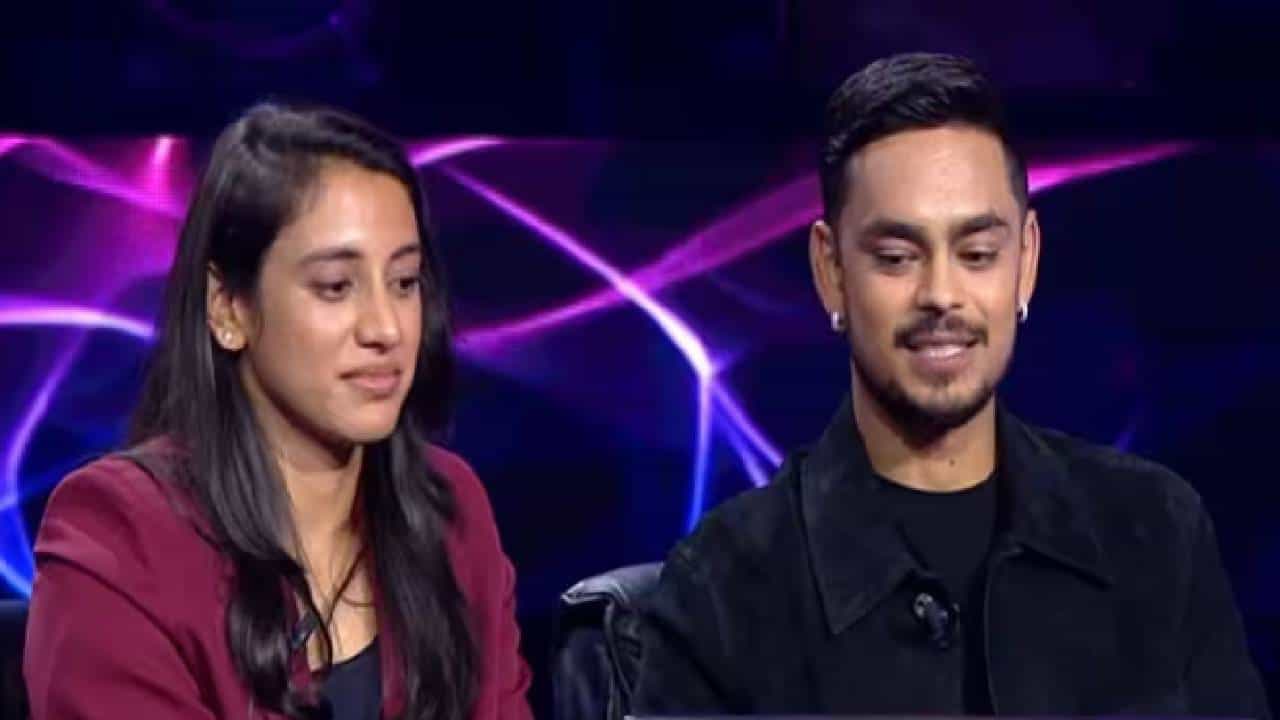KBC 15 : सचिन तेंडुलकरला धरून विचारलेल्या त्या प्रश्नावर इशान आणि स्मृती मंधाना क्लिन बोल्ड, शेवटी झालं असं की...