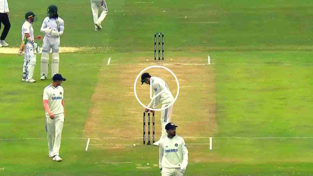 IND vs SA | ..अन् गेली ना भावा विकेट, स्टम्पजवळ कोहलीने फुकला मंत्र, टीम इंडियाला मिळालं यश