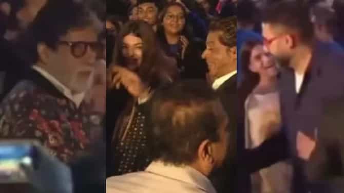 बिग बी, अभिषेक, ऐश्वर्या, शाहरुखचा एकत्र डान्स; अंबानींच्या शाळेतील कार्यक्रमाचा व्हिडीओ समोर