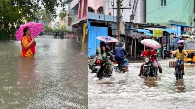 Michaung Cyclone : तमिळनाडू आणि आंध्रप्रदेशमध्ये मिचौंग चक्रीवादळाचा कहर; चेन्नईमध्ये 5 जणांचा मृत्यू