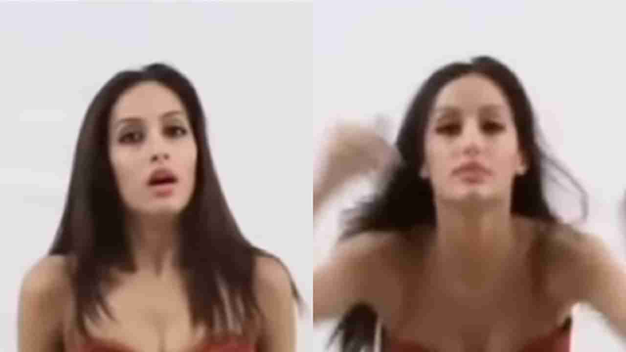 Nora Fatehi : बॉलिवूडमध्ये येण्यापूर्वी असं काम करत होती नोरा फतेही, जुना व्हिडीओ तुफान व्हायरल