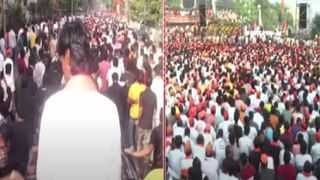 Maratha Reservation | जरांगे पाटील यांनी स्टेजवरुन मुख्यमंत्र्यांना एकच विनंती केली, की…. Video