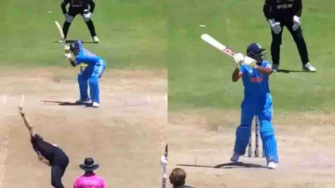 U19 World Cup : मुशीर खानचा हेलिकॉप्टर शॉट पाहिलात का? चेंडू असा पाठवला सीमेपार Watch Video