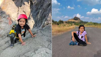 अवघ्या 7 वर्षांच्या चिमुकलीने सर केले राज्यातील 100 गड-किल्ले