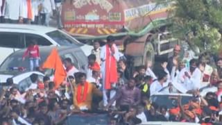 Maratha protest mumbai: मनोज जरांगेंचा लढा यशस्वी, मराठा बांधवांचा आनंदोत्सव