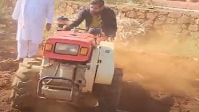 जेव्हा मुख्यमंत्री एकनाथ शिंदे स्वतःच्या हातांनी शेती करतात… फिरवलं रोटर अन्…