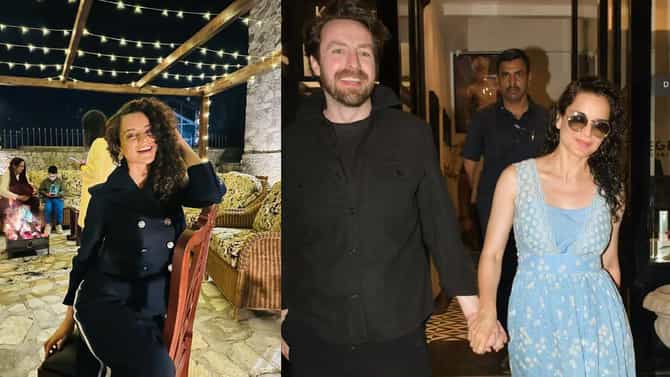 हातात हात.. कंगनासोबतचा तो मिस्ट्री मॅन कोण ? एक फोटो, हजार चर्चा
