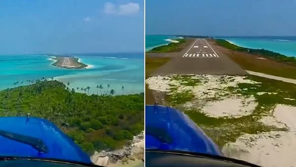 Lakshadweep Tourism | लक्षद्वीपमध्ये एकच एअरपोर्ट पण तो किती खतरनाक आहे, त्यासाठी हा VIDEO बघा