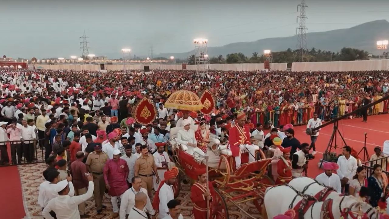 शंभूराज देसाई यांच्या मुलाच्या शाही विवाहात राष्ट्रवादीची चर्चा, अजितदादा अन् जयंत पाटील यांच्यात...