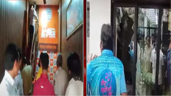 मनसे पदाधिकाऱ्याचेच पक्षावर गंभीर आरोप, नवी मुंबईत राडा अन् मनसेचे दोन गट आमने-सामने मनसे पदाधिकाऱ्याचेच पक्षावर गंभीर आरोप, नवी मुंबईत राडा अन् मनसेचे दोन गट आमने-सामने