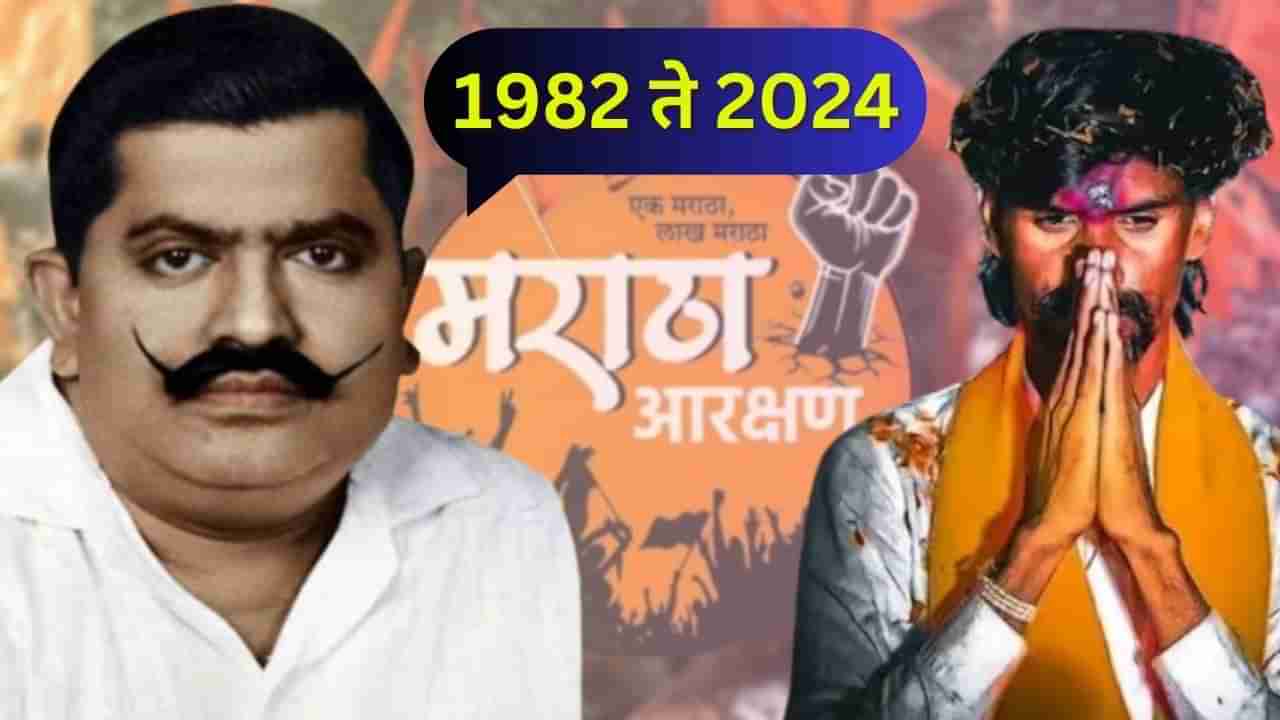 Explainer | 1982 अण्णासाहेब पाटील ते 2024 मनोज जरांगे पाटील, मराठा आरक्षणाचा प्रवास कसा?