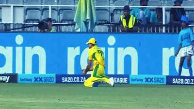 video | वय फक्त आकडा, आफ्रिकेच्या 44 वर्षाच्या दिग्गज खेळाडूचा कडक कॅच, पाहा व्हिडीओ