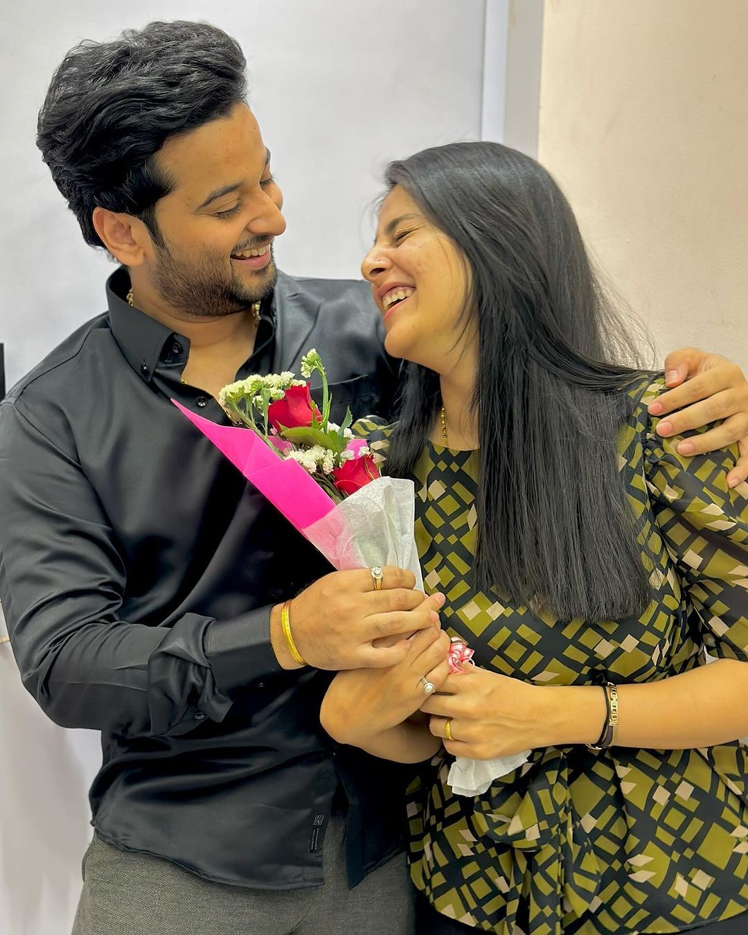 Neha Satpute and Aditya Satpute Valentine's Day Celebration