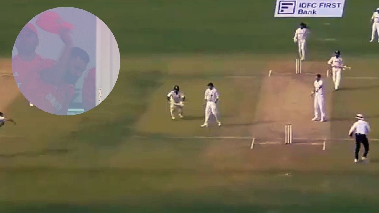 Sarfaraz Khan | जडेजाने सर्फराज खान याला आऊट केल्यावर रोहित शर्मा भडकला, व्हिडीओ व्हायरल Sarfaraz Khan | जडेजाने सर्फराज खान याला आऊट केल्यावर रोहित शर्मा भडकला, व्हिडीओ व्हायरल