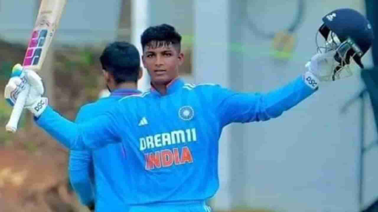 U19 IND vs NEP : बीडच्या सचिन धसने ऐन मोक्याच्या क्षणी डाव सावरला, ठोकलं दमदार अर्धशतक