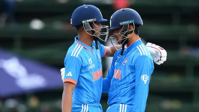 U19 World Cup IND vs SA : उपांत्य फेरीत उदय सहारनची कॅप्टन इनिंग, बीडच्या सचिन धसची मिळाली साथ