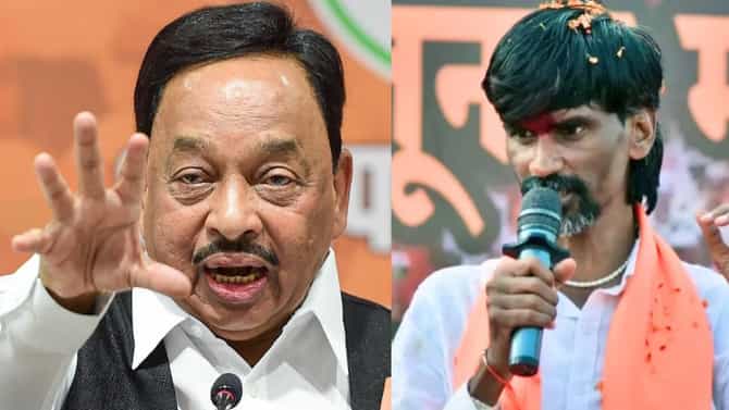 त्याने आता मर्यादा ओलांडली; आपली औकात ओळखावी, राणेंचा जरागेंवर घणाघात