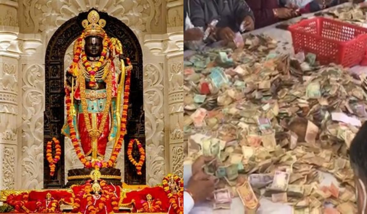 कर्मचारी मोजून मोजून थकले, 11 दिवसात राम मंदिरात आले कितक्या कोटींचे दान