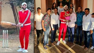 रणवीर सिंगला अलिबागची भुरळ! क्रिकेट खेळण्याचा आनंद लुटत केली चौके-छक्यांची बरसात