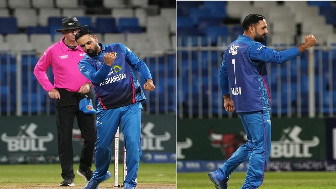 AFG vs IRE | आयपीएलआधी मुंबई इंडियन्सच्या खेळाडूचा धमाका, मोहम्मद नबीचा आयर्लंड विरुद्ध कारनामा