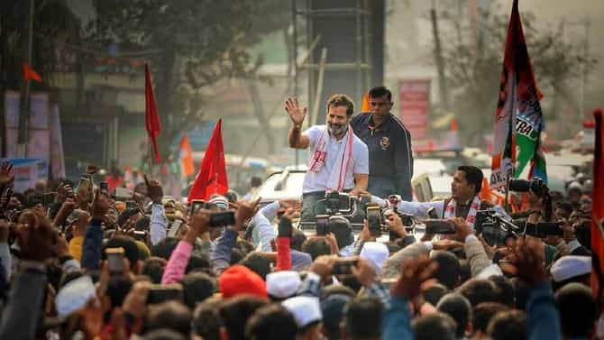 राहुल गांधी ठाण्यात; ड्रोन उडविण्यास प्रशासनाने घातली बंदी