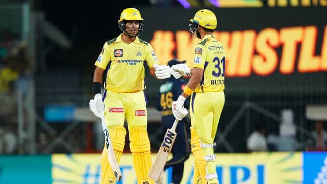 CSK vs GT : चेन्नई किंग्सचं गुजरात टायटन्ससमोर विजयासाठी 207 धावांचं आव्हान, कोण मारणार बाजी? उत्सुकता शिगेला